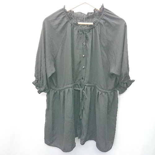 ◇ ◎ ●未使用● VIS ビス 長袖 チュニック サイズF ブラック レディース E 【中古】 ◇ ◎ ●未使用● VIS ビス 長袖 チュニック サイズF ブラック レディース E 【中古】