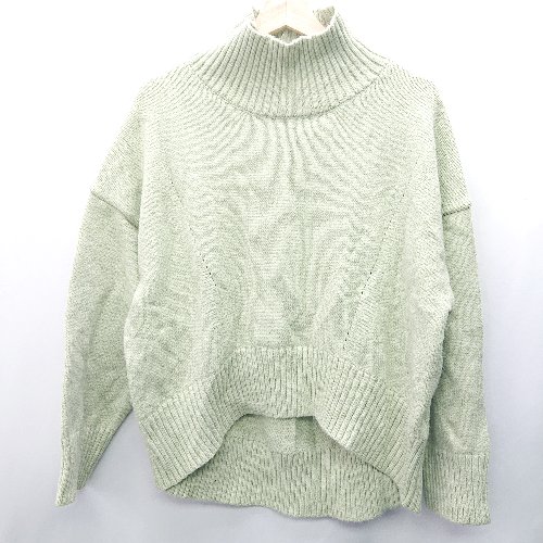 ◇ ur's ユアーズ 長袖 ニット サイズS グリーン系 レディース E 【中古】