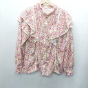 ◇ KBF URBAN RESEARCH 花柄 レース 長袖 ブラウス サイズ1 ベージュ マルチカラー レディース E 【中古】(4)