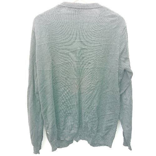 ◇ h 長袖 ニットカーディガン サイズM ブラック レディース メンズ E 【中古】