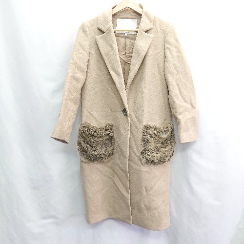 ◇ Kaon カオン 長袖 コート サイズ0 ベージュ系 レディース E 【中古】(4)