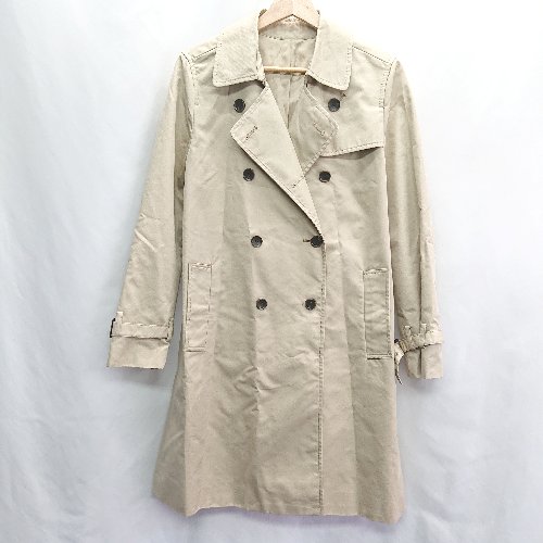 ◇ ◎ WORLD BASICS ワールドベーシックス 長袖 トレンチコート サイズ40 ベージュ レディース E 【中古】