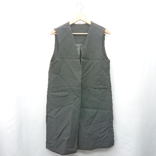 ◇ ⊂ Ranan ロングベスト サイズM ブラック レディース E 【中古】 ◇ ⊂ Ranan ロングベスト サイズM ブラック レディース E 【中古】