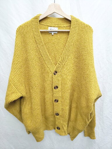 ◇ ⊇ Snap club スナップクラブ Vネック 長袖 ニット カーディガン サイズM マスタード レディース P 【中古】 ◇ ⊇ Snap club スナップクラブ Vネック 長袖 ニット カーディガン サイズM マスタード レディース P 【中古】