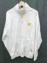 ◇ Θ McDonald's マクドナルド BTS コラボ Butter ハーフジップ 長袖 プルオーバー サイズM ホワイト メンズ P 【中古】