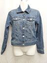 ◇ ⊇ dazzlin ダズリン ストレッチ 長袖 デニム ジャケット Gジャン サイズM ブルー系 レディース P 【中古】(4)