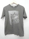 ◇ ⊂ merry jenny メリージェニー プリント 半袖 Tシャツ カットソー サイズF チャコールグレー ホワイト レディース P 【中古】(4)