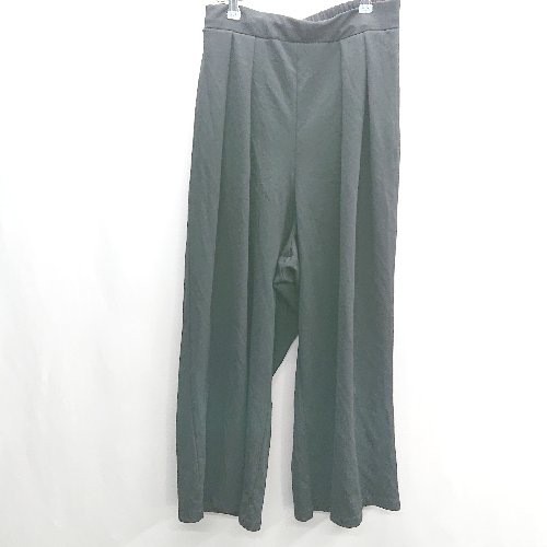 ◇ Θ antiqua アンティカ ウエストゴム ガウチョパンツ サイズF ブラック系 レディース E 【中古】