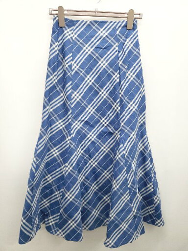 ◇ ⊂ tocco closet トッコ クローゼット チェック ロング マーメイド スカート サイズM ブルー ホワイト レディース P 【中古】 ◇ ⊂ tocco closet トッコ クローゼット チェック ロング マーメイド スカート サイズM ブルー ホワイト レディース P 【中古】