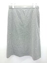 ◇ Θ Φ 自由区 ジユウク 膝下丈 台形 スカート サイズ38 グレー レディース P 【中古】