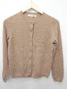 ◇ green label relaxing UNITED ARROWS シンプル ニット 長袖 カーディガン サイズ38 ブラウン レディース メンズ P 【...