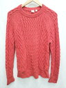 ◇ GAP ギャップ デザイン 長袖 ニット セーター サイズM レッド レディース メンズ P 【中古】