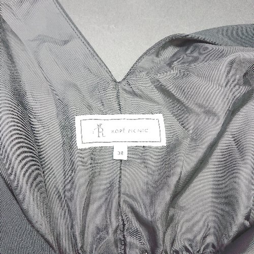 ◇ ROPE PICNIC ロペピクニック ノースリーブ オールインワン サイズ38 ブラック系 レディース E 【中古】