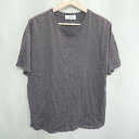 ◇ SHIPS オーガニックコットン 半袖 Tシャツ サイズ1 ダークグレー メンズ レディース E 【中古】