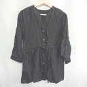 ◇ ikka イッカ 長袖 シャツ サイズL ブラック レディース E 【中古】(4)