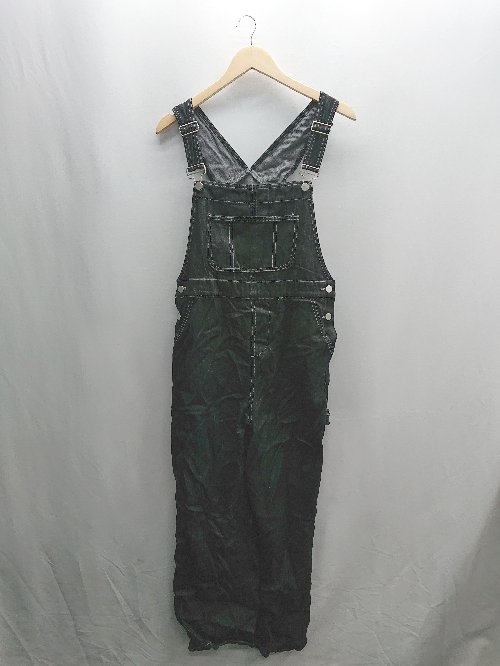 ◇ ⊇ aimoha アイモハ デニム - オーバーオール サイズF ブラック レディース E 【中古】