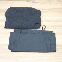 ◇ ⊂ green label relaxing UNITED ARROWS シアサッカー 半袖 ロング ワンピース サイズ表記なし ブラック レディース E 【中古】(4)