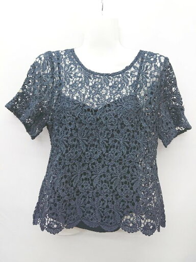 ◇ MISCH MASCH ミッシュマッシュ キャミソール カットソー アンサンブル サイズM ネイビー レディース P 【中古】 ◇ MISCH MASCH ミッシュマッシュ キャミソール カットソー アンサンブル サイズM ネイビー レディース P 【中古】