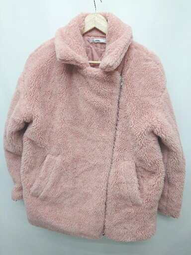 ■ GRL グレイル ボア フリース ジップアップ 長袖 ジャケット サイズF ピンク レディース P 【中古】 ■ GRL グレイル ボア フリース ジップアップ 長袖 ジャケット サイズF ピンク レディース P 【中古】