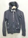 ◇ IENA イエナ 長袖 ジップアップ パーカー サイズ38 ネイビー レディース P 【中古】