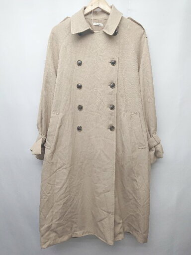 ◇ ◎ PairPair ペアペア 長袖 トレンチコート サイズM ベージュ レディース P 【中古】 ◇ ◎ PairPair ペアペア 長袖 トレンチコート サイズM ベージュ レディース P 【中古】