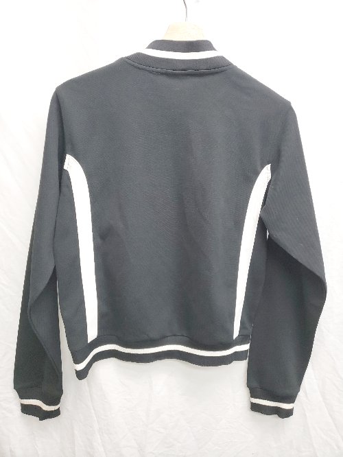 ◇ ⊇ NIKE ナイキ ハーフジップ 長袖 プルオーバー サイズL ブラック ホワイト レディース P 【中古】