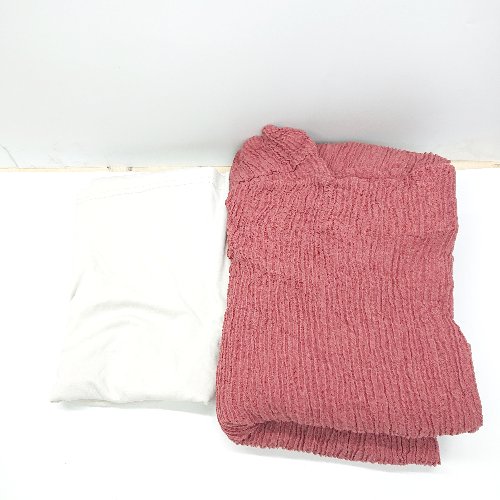 ◇ ◎ OUTERSUNSET アウターサンセット ひざ丈 ワンピース サイズM レッド系 レディース E 【中古】