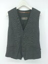 ◇ ◎ Slowear MONTEDORO モンテドーロ ウール コットン混 お呼ばれ ベスト サイズS ブラック メンズ P 【中古】