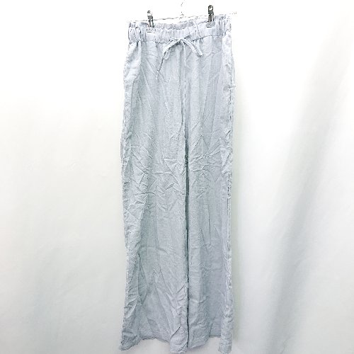 ◇ ノーブランド ウエストゴム サルエルパンツ サイズM ライトブルー レディース E 【中古】