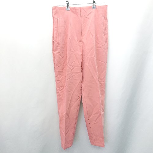 ◇ ZARA ザラ プリーツ加工 チノパン サイズM ピンク レディース E 【中古】 ◇ ZARA ザラ プリーツ加工 チノパン サイズM ピンク レディース E 【中古】