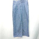 ◇ JOURNAL STANDARD L'ESSAGE ュ 23AW デニムスラックスパンツ サイズ38 インディゴブルー レディース E 【中古】(4)