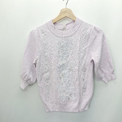 ◇ Noela ノエラ 七分袖 カットソー サイズF パープル レディース E 【中古】