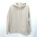 ◇ remer リメール 長袖 パーカー サイズM ダークベージュ メンズ E 【中古】