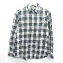 ◇ JOURNAL STANDARD relume ジャーナルスタンダード レリューム チェック柄 長袖 シャツ サイズ2 ブラック メンズ E 【中古】|詳細画像