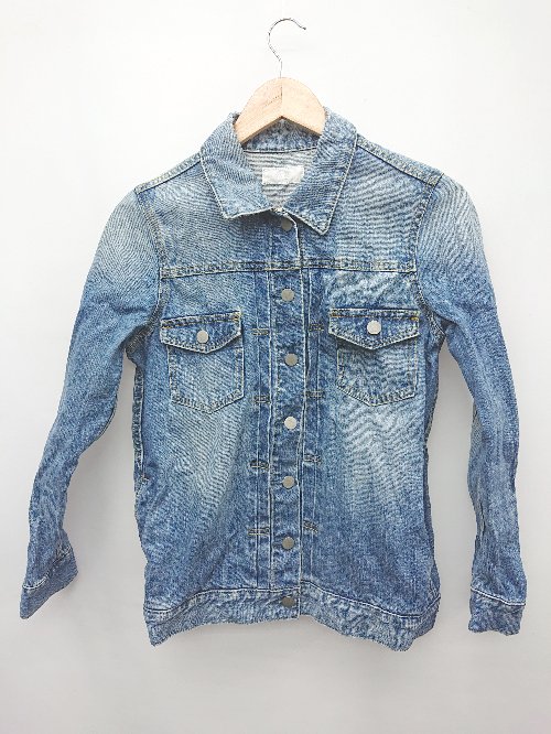 ◇ HARE ハレ カジュアル 長袖 デニム ジャケット Gジャン サイズF ブルー系 レディース P 【中古】