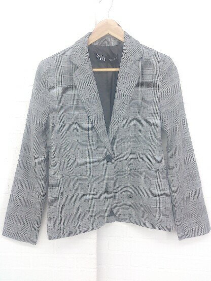 ZARA ザラ グレンチェック テーラードジャケット サイズ 40