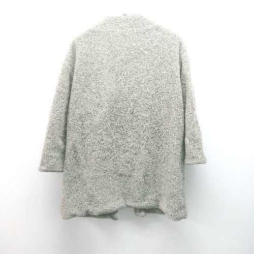 ■ pualcecin ピュアルセシン ボア生地 ロング丈 冬物 長袖 ブルゾン 表記なし グレージュ レディース E 【中古】