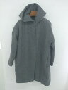 ◇ une autre ユノートル フーディ 通勤 通学 長袖 コート グレー レディース P 【中古】(4)