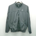 ◇ Reebok リーボック ハイネック ジップアップ ロゴワンポイント 長袖 パーカー サイズS グレー レディース E 【中古】