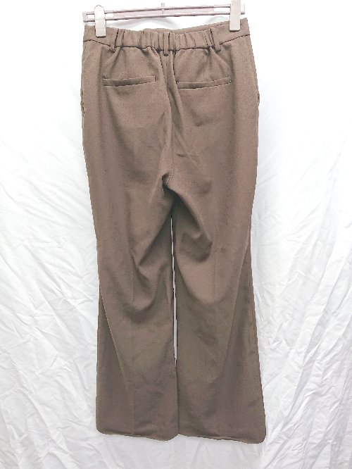 ◇ GLOBAL WORK グローバルワーク センタープレス スラックス サイズL ブラウン レディース P 【中古】