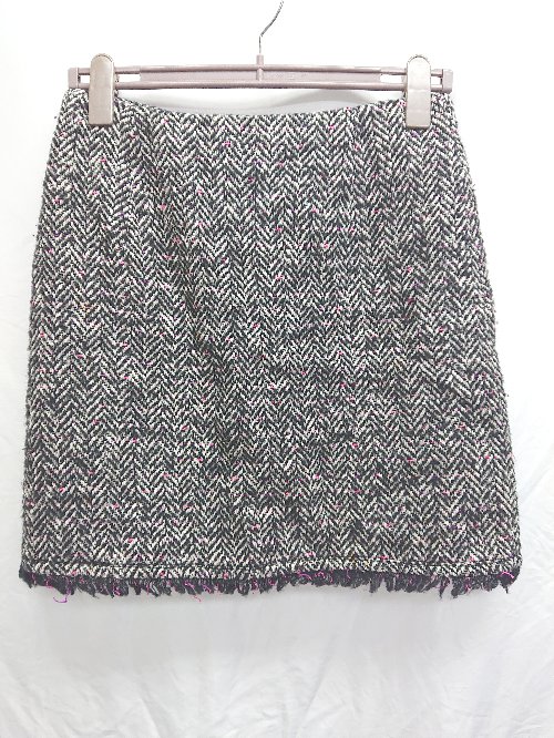 ◇ Spick and Span スピック＆スパン ニット ミニ丈 台形 スカート サイズ38 ブラック ピンク ベージュ レディース P 【中古】