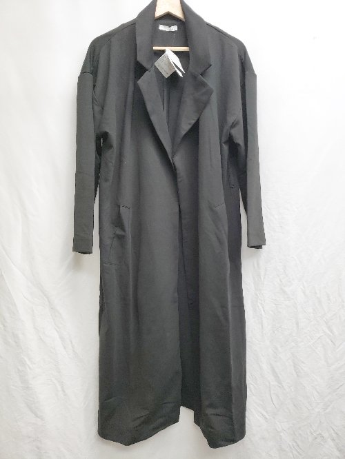 ◇ ◎ ●未使用● philter タグ付き 長袖 ロング ガウン サイズL ブラック レディース P 【中古】