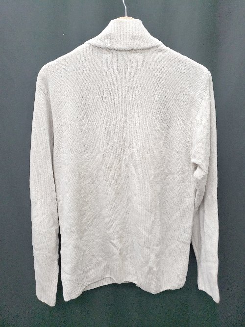 ◇ CARBIA ハーフジップ 長袖 ニット セーター サイズM ベージュ メンズ P 【中古】