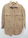 ◇ URBAN RESEARCH DOORS アー コーデュロイ カジュアル 長袖 シャツ ジャケット サイズM ブラウン レディース メンズ P 【中古】
