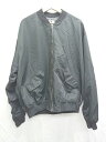 ◇ WEGO ウィゴー シンプル ジップアップ 長袖 MA-1 ジャケット サイズM ブラック レディース メンズ P 【中古】
