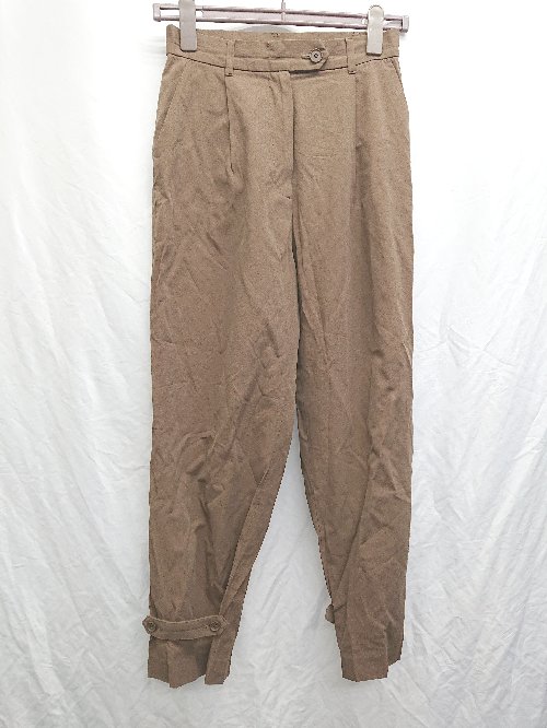 ◇ Mila Owen ミラオーウェン スラックス パンツ サイズ0 ブラウン レディース P 【中古】