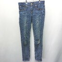◇ RED CARD レッドカード デニムパンツ サイズ22 インディゴブルー レディース E 【中古】
