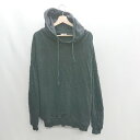 ◇ GYDA ジェイダ 背面キャラクター 長袖 パーカー サイズM ブラック レディース E 【中古】