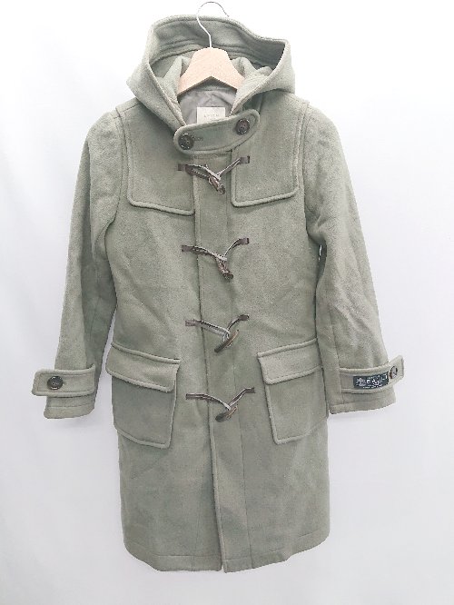 ◇ BEAMS ビームス タッセル付き 長袖 ダッフル コート サイズM カーキ レディース E 【中古】
