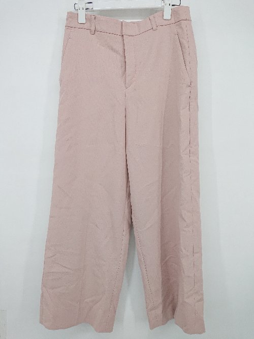 ◇ 23区 ニジュウサンク センタープレス スラックス パンツ サイズ36 ライトピンク系 レディース P 【中古】(4)